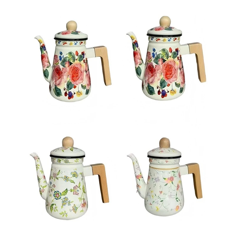 Enamel Coffee and Tea Kettles Enamel Coffee and Tea Kettles